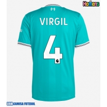 Camisa de Futebol Liverpool Virgil van Dijk #4 Equipamento Alternativo 2025-26 Manga Curta